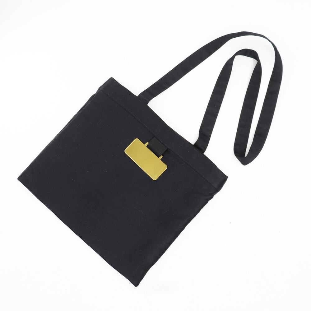 Vtg 70s REVA Handbag Women Small Black Lined Purse Shoulder Bag